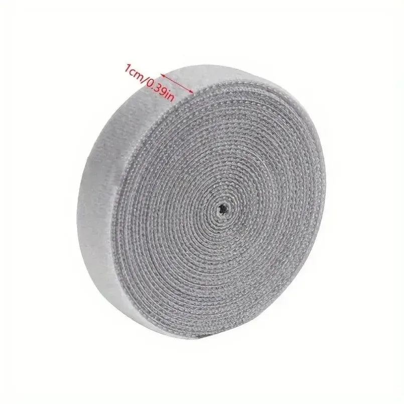 1/5M Cable Organizer Cable Management Wire Winder Tape Earphone Mouse Cord Management Ties Protector For iPhone Xiaomi Samsung