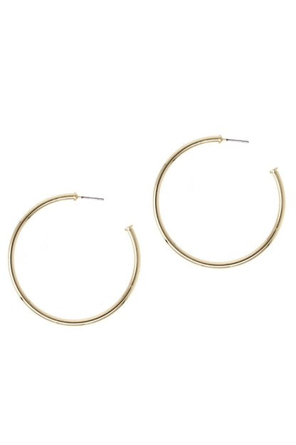 The Best Of Hoops Earrings, Shiny Gold