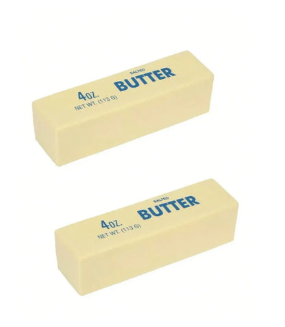 Realistic Food Shaped Stress Relief Toys Soft Slow Rebound Butter Squeeze Finger Sticks for Anxiety Relaxation