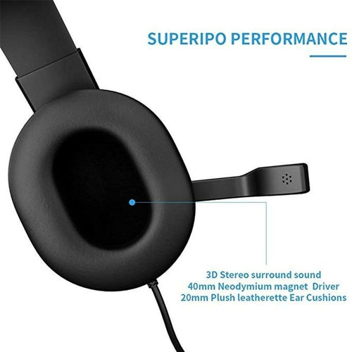 LED Wired Stereo Gaming Headset